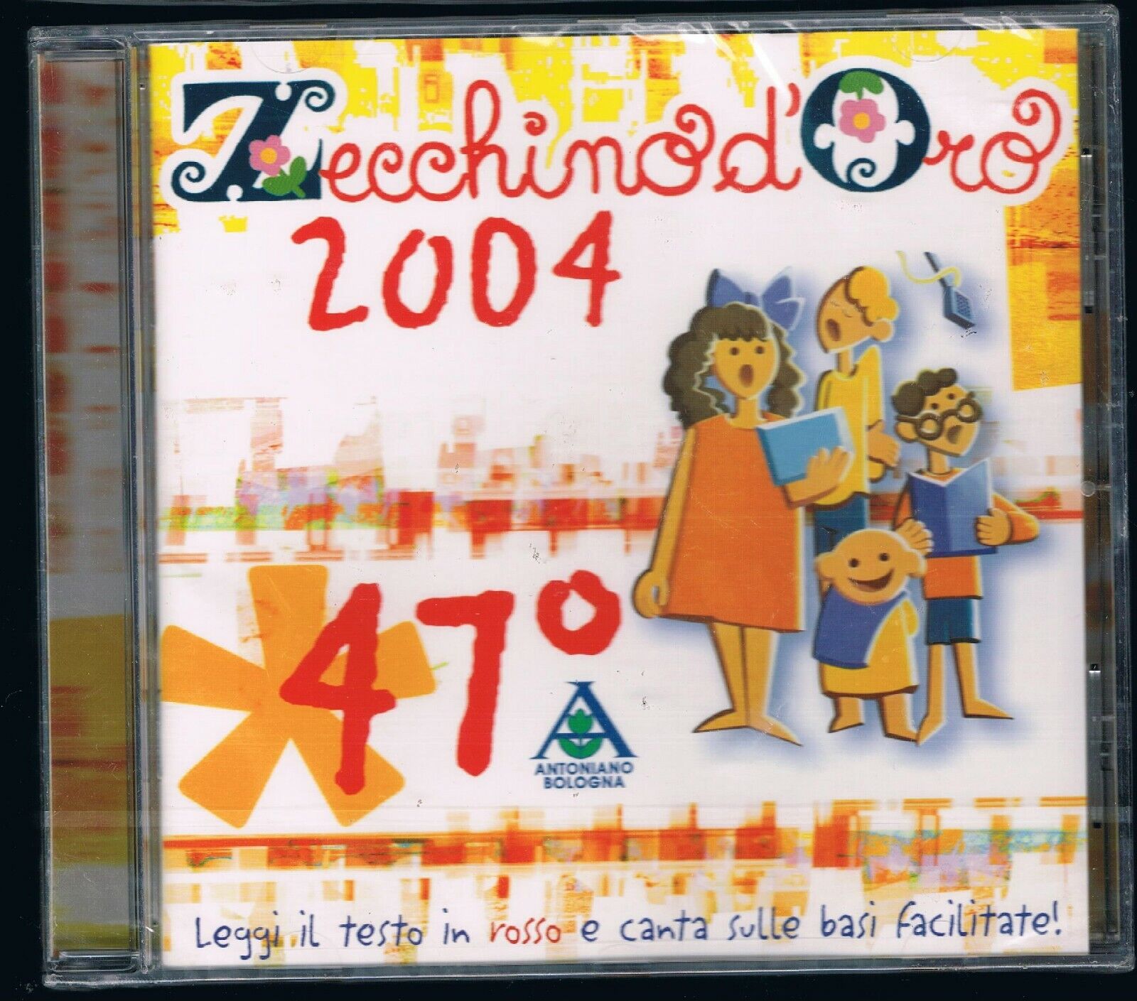 47° ZECCHINO D'ORO 2004 CON CARD PICCOLO CORO DELL'ANTONIANO CD F.C. SIGILLATO!