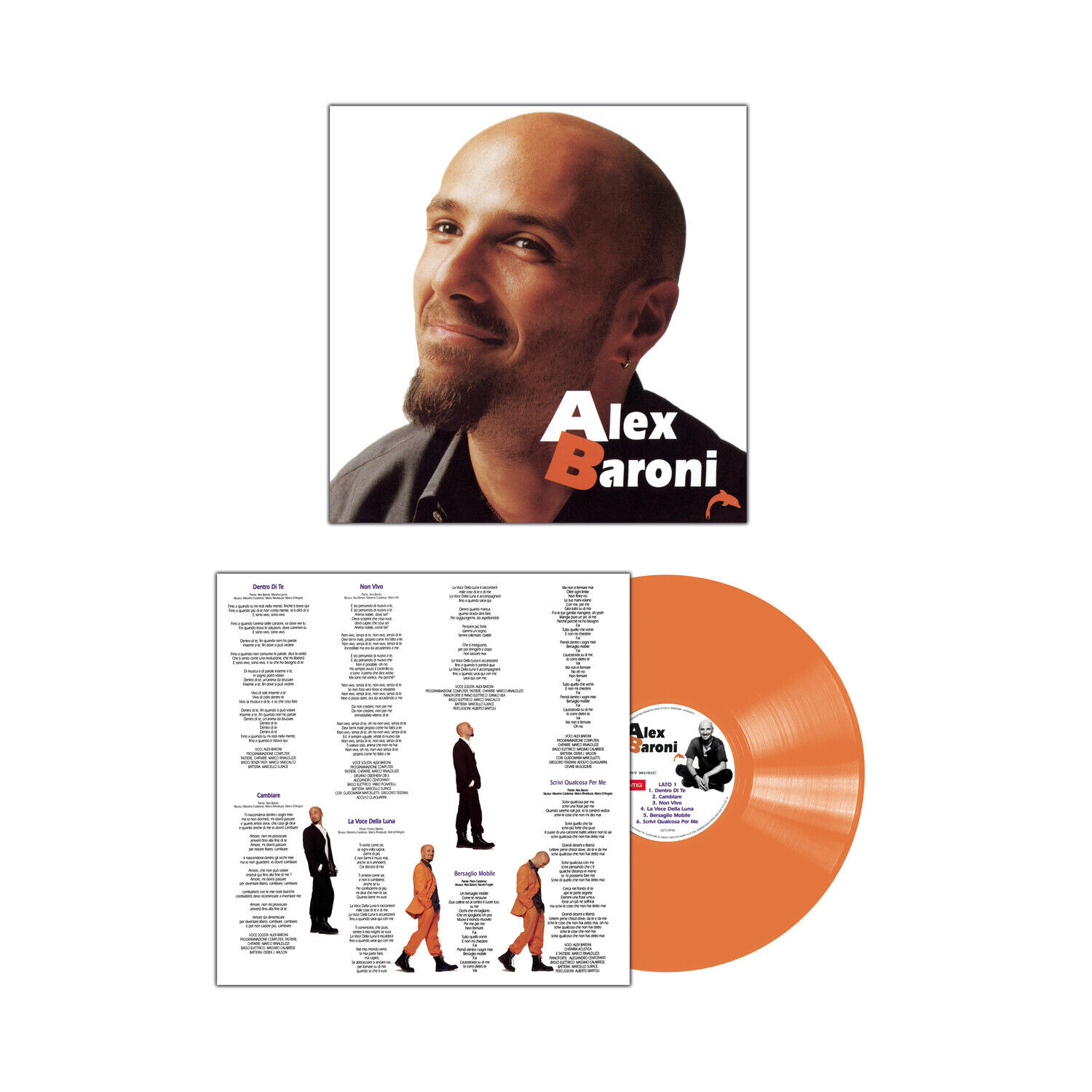 ALEX BARONI - Alex Baroni (2022) LP orange Vinyl