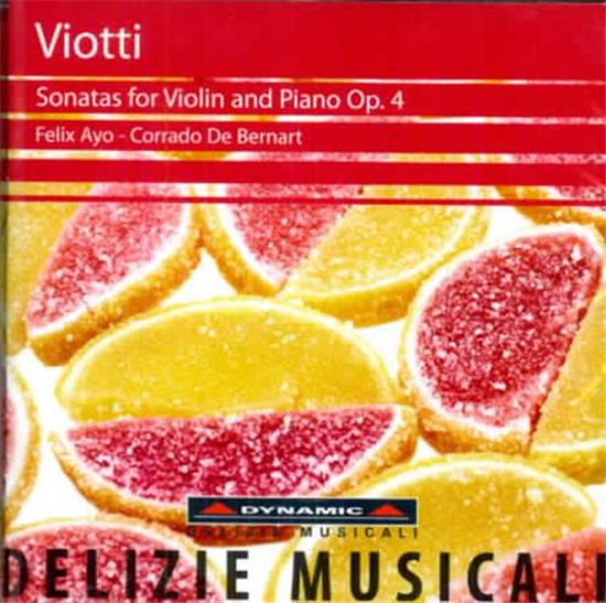 Viotti,Giovanni Batt - Sonatas for Violin and Piano, Op.4. Felix Ayo, violinCo