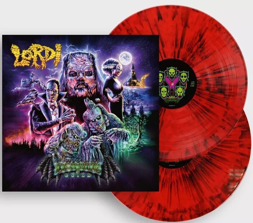 Lordi Screem Writers Guild Doppio Vinile Lp Colorato Rosso Nuovo e Sigillato