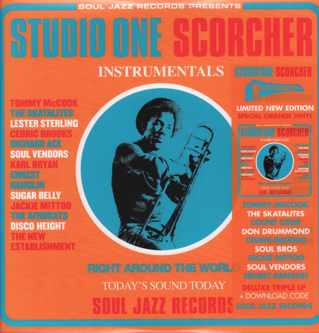 Various Artists Studio One Scorcher triple LP vinyl Europe Soul Jazz 2023