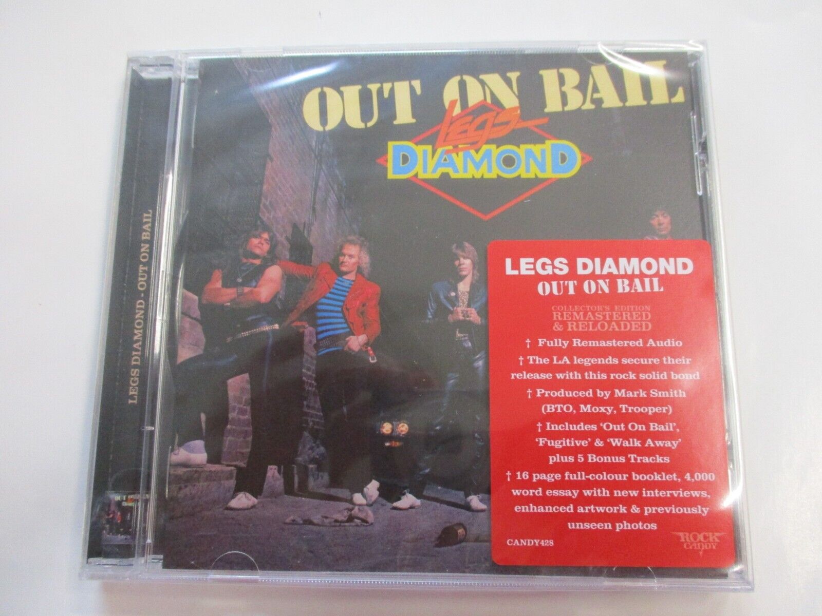 LEGS DIAMOND - OUT ON BAIL - CD SIGILLATO 2020