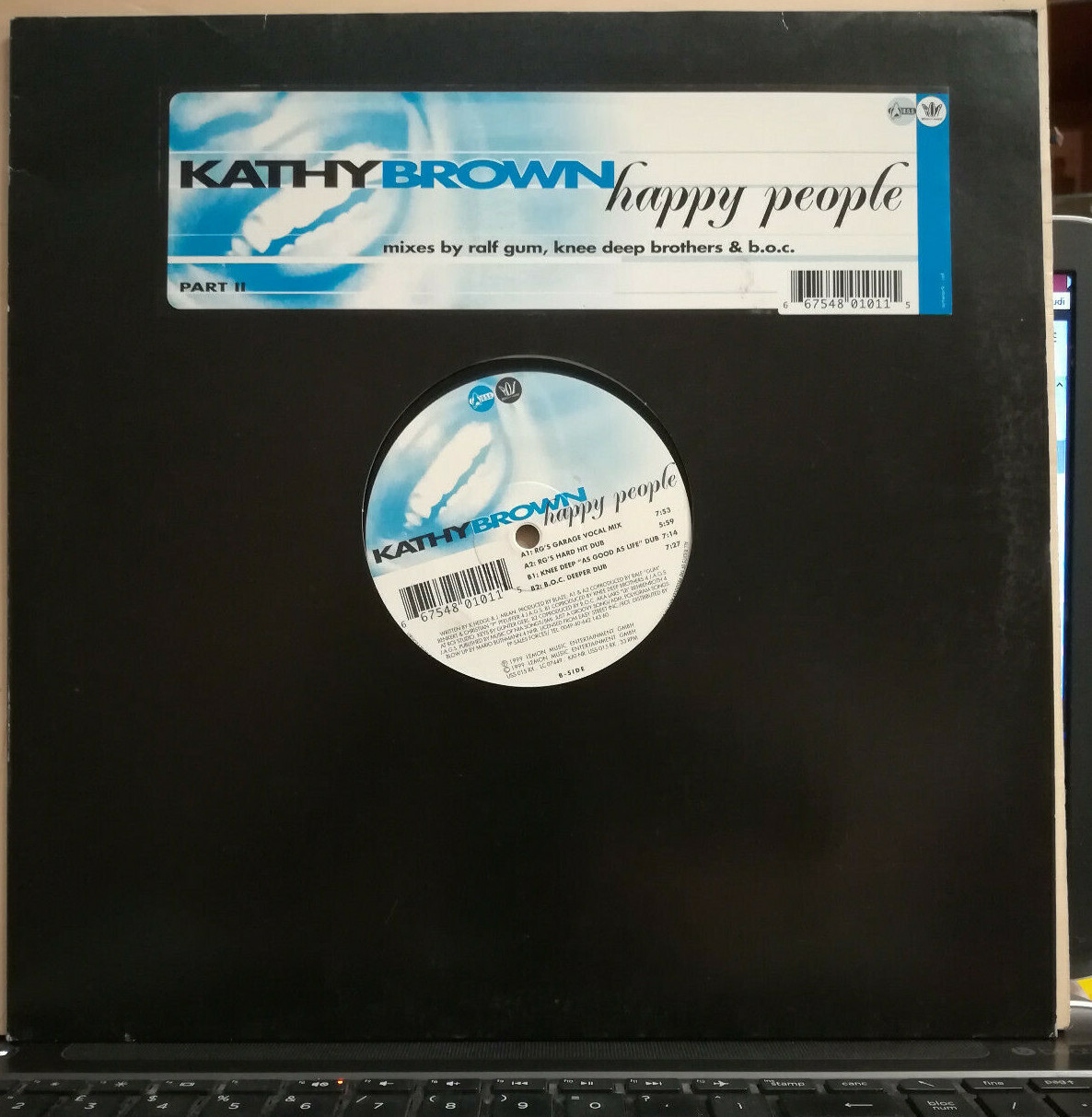 KATHY BROWN - HAPPY PEOPLE - brano in 4 versioni - ep.33 giri VINILE NUOVO IMORT