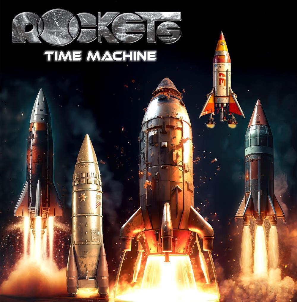 Time Machine (Gatefold Cover) (Clear Blue Vinyl) - Rockets (Vinile)