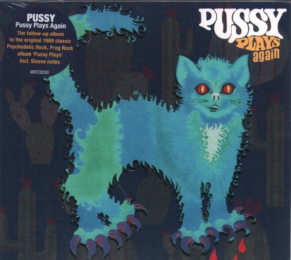 Pussy Pussy Plays Again CD Europe Morgan Blue Town 2024 in g'fold sleeve