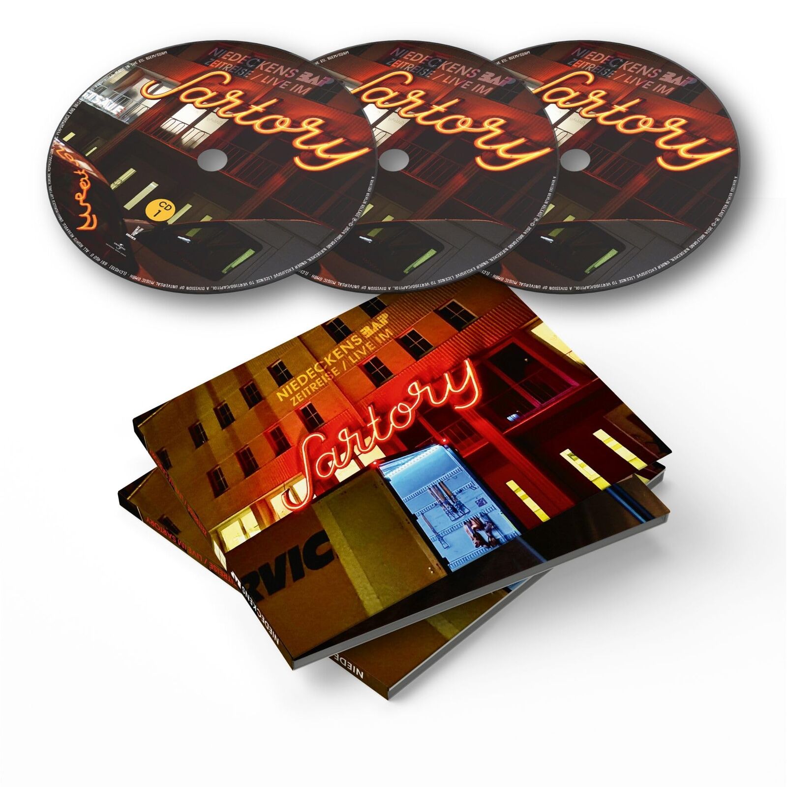 Niedeckens Bap Zeitreise/ Live im Sartory (3CD) (CD)
