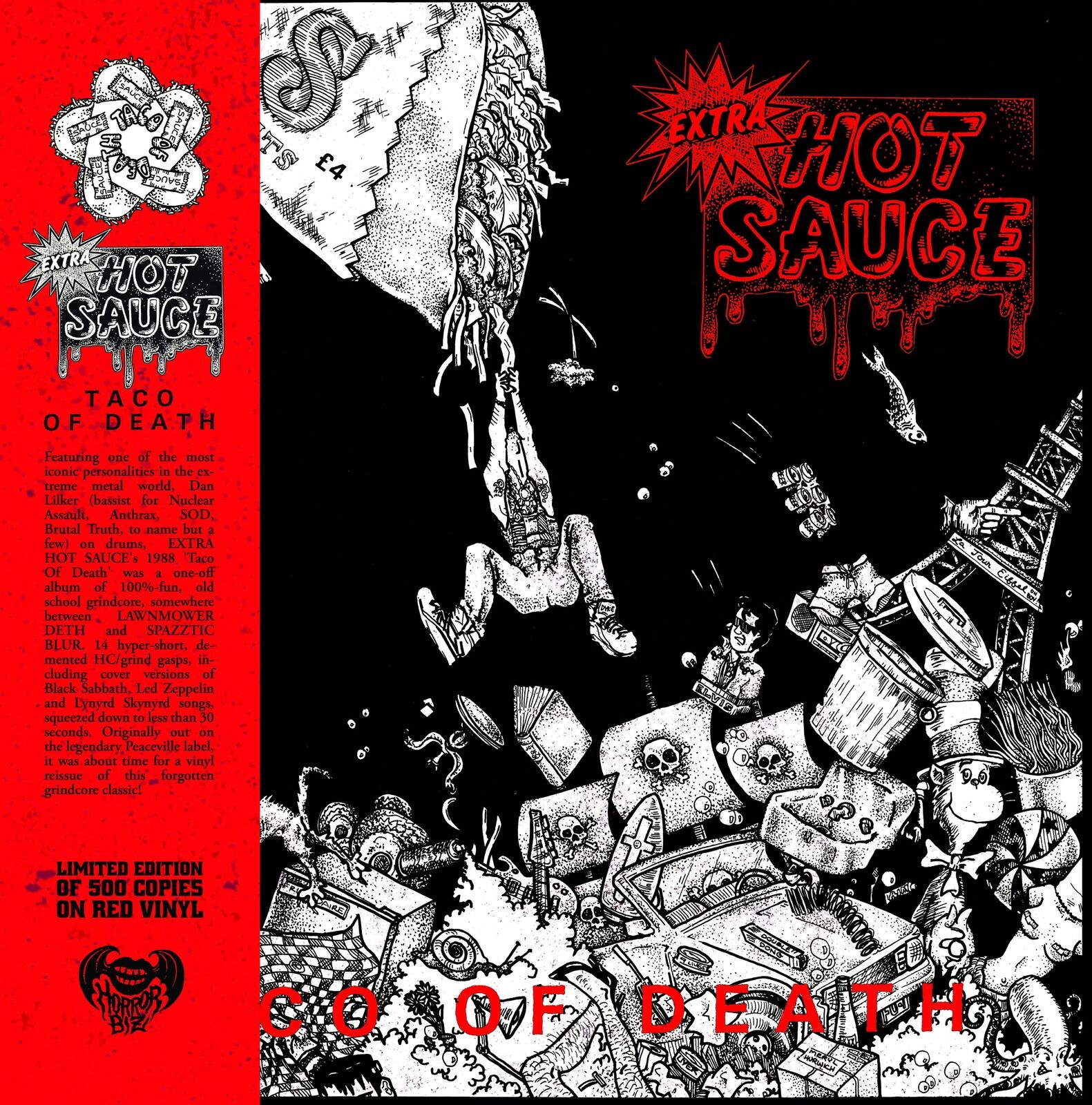 Extra Hot Sauce Taco of Death (Vinyl LP)