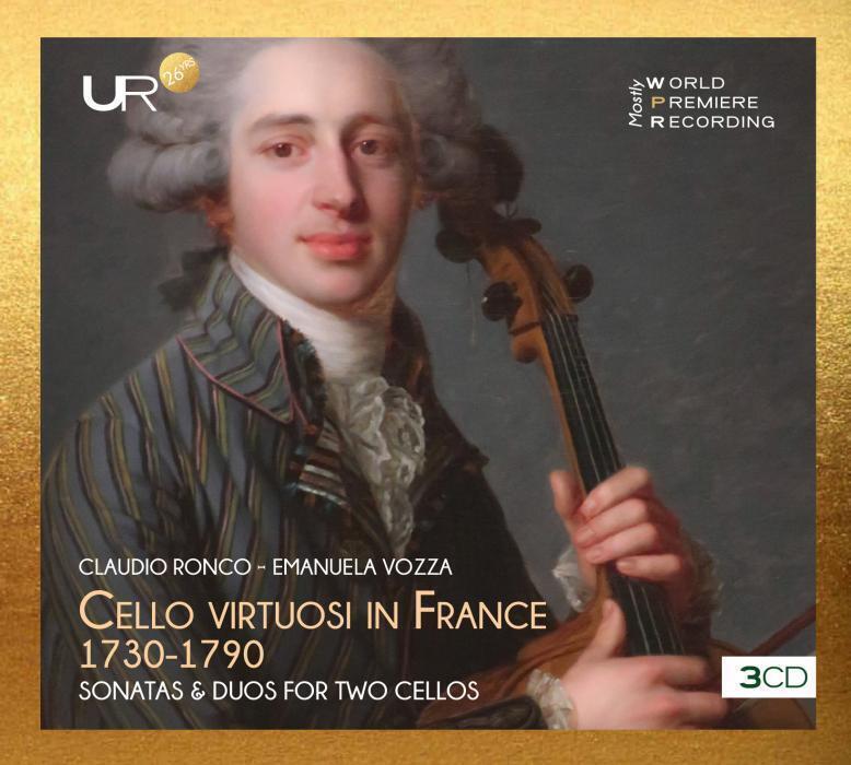 Claudio Ronco Claudio Ronco/Emanuela Vozza: Cello Virtuosi in France 1730-1 (CD)