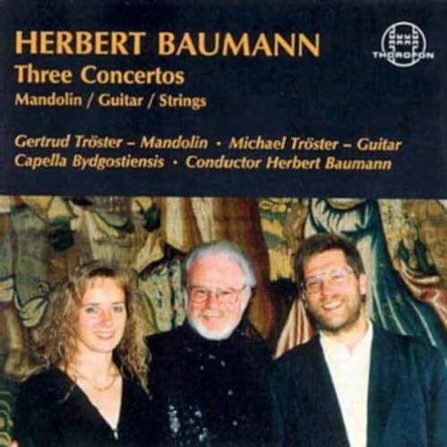 BAUMANN,HERBERT 3 Concertos for Guitar Strings & Mandolin (CD)