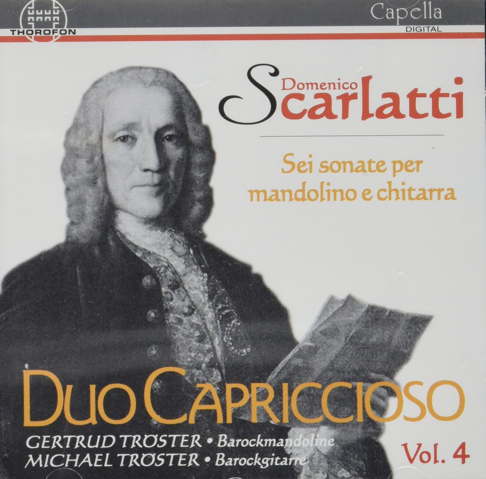SCARLATTI,DOMENICO 6 Sonatas for Mandolin & Guitar (CD)