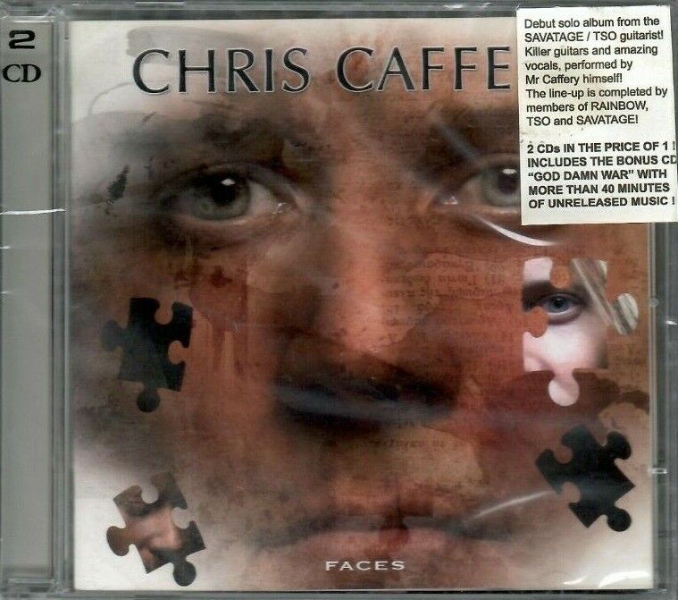 Chris Caffery ‎– Faces - 2 CD Sealed
