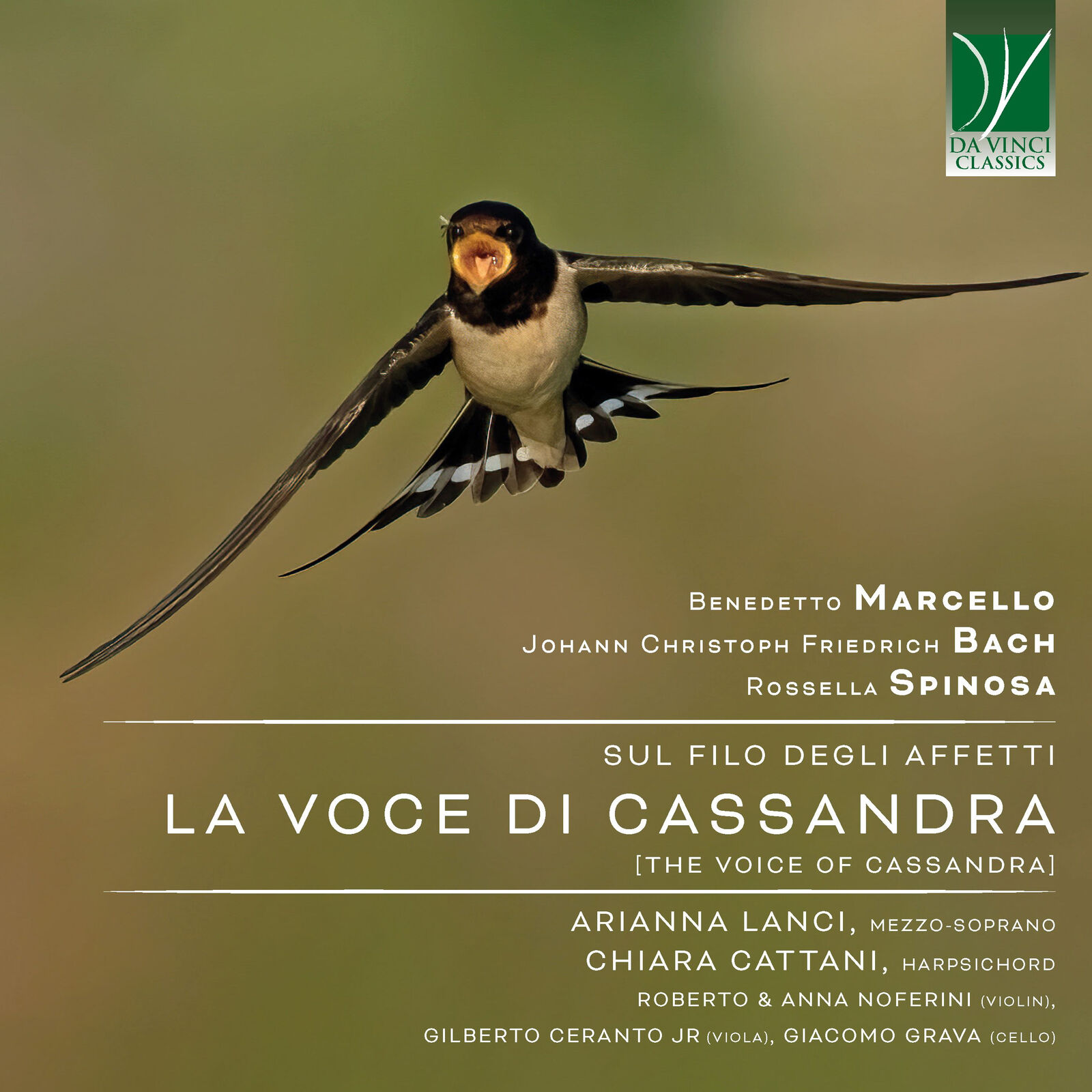 B. Marcello, J. C. F. Bach, Spinosa: Sul Filo Degli Affetti, La Voce Di Cassand