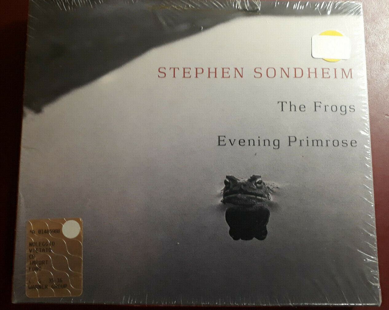 OST-FROGS+EVENING PRIMROSE-STEPHEN SONDHEIM*CD+BOOK BRAND NEW SEALED SIGILLATO