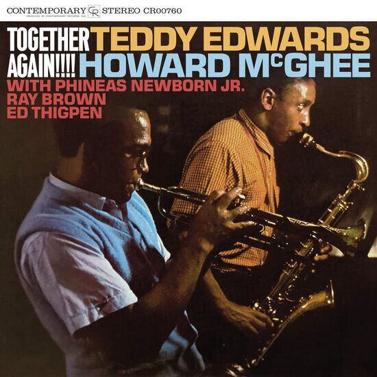 Teddy Edwards & Howard Mcghee Together Again!!! Vinile Lp 180 Gr. Nuovo