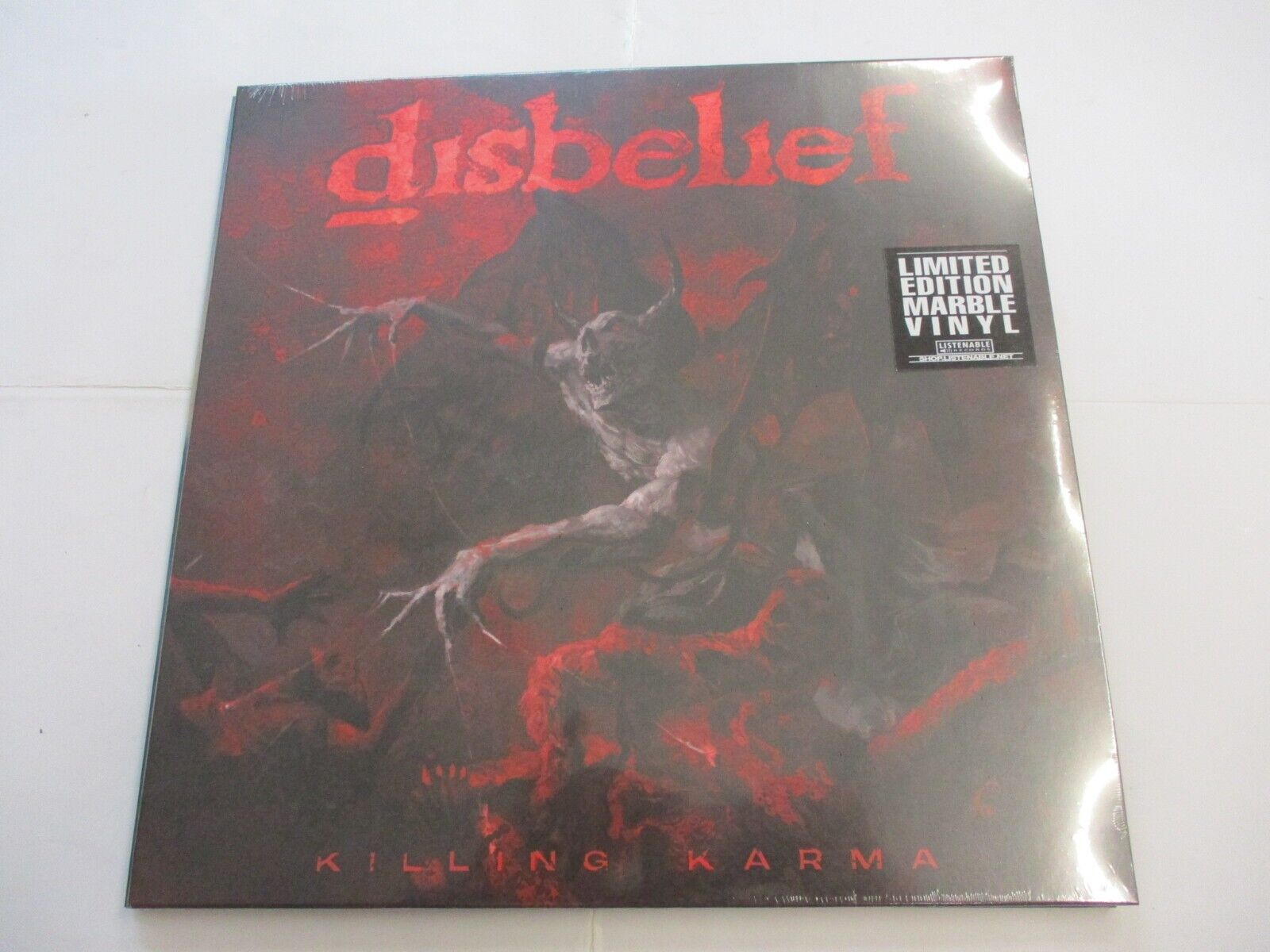 DISBELIEF - KILLING KARMA - LP MARBLE VINYL NEW SEALED 2024
