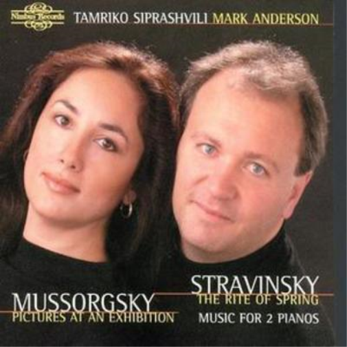 Modest Mussorgsky Music for Two Pianos (Siprashvili, Anderson) (CD) Album