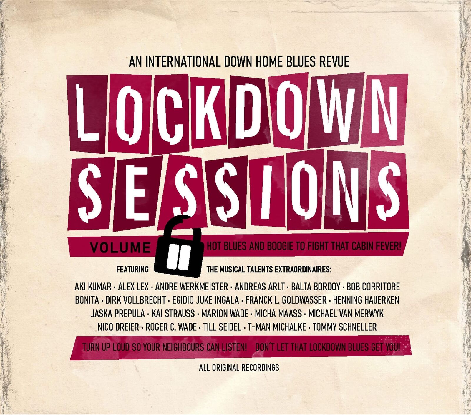 Various Lockdown Sessions 2: Hot Blues & Boogie To Fight That Cabin Fever (CD)