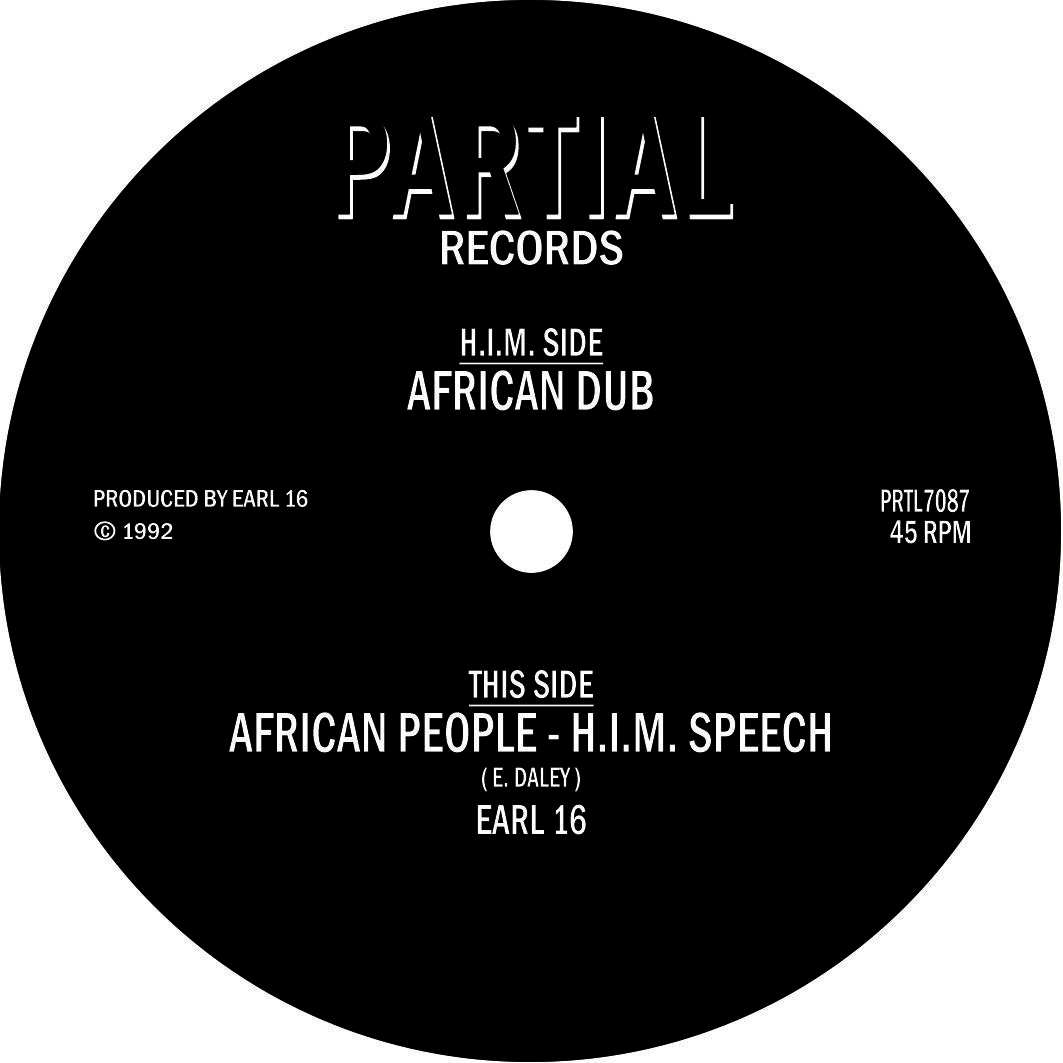 Earl 16 African People - H.I.M. Speech/African Dub (Vinyl LP) 7" Single