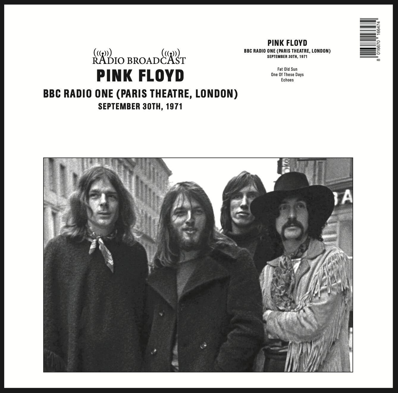 Pink Floyd - Bbc Radio One (paris Theatre London September 30th 1971) - Vinile