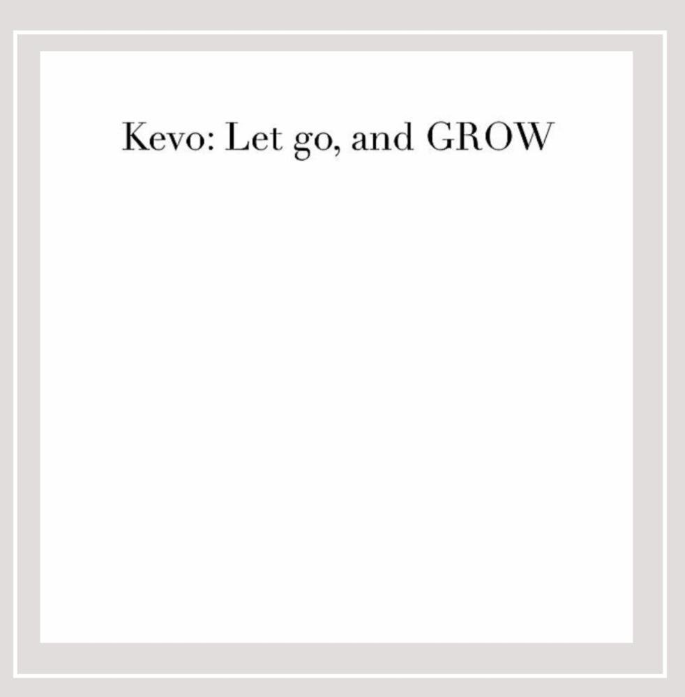 Kevo Aregbe Kevin Kevo: Let Go & Grow (CD)