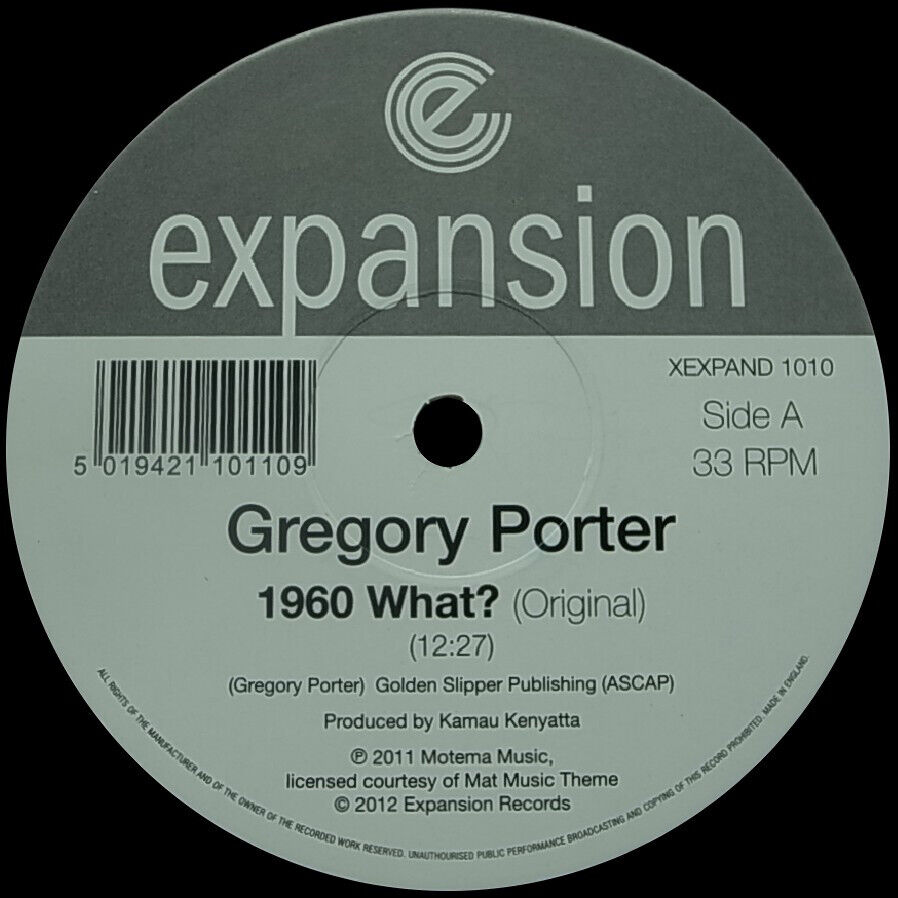 Gregory Porter 1960 What? (Vinyl LP) 12" Single (Maxi)