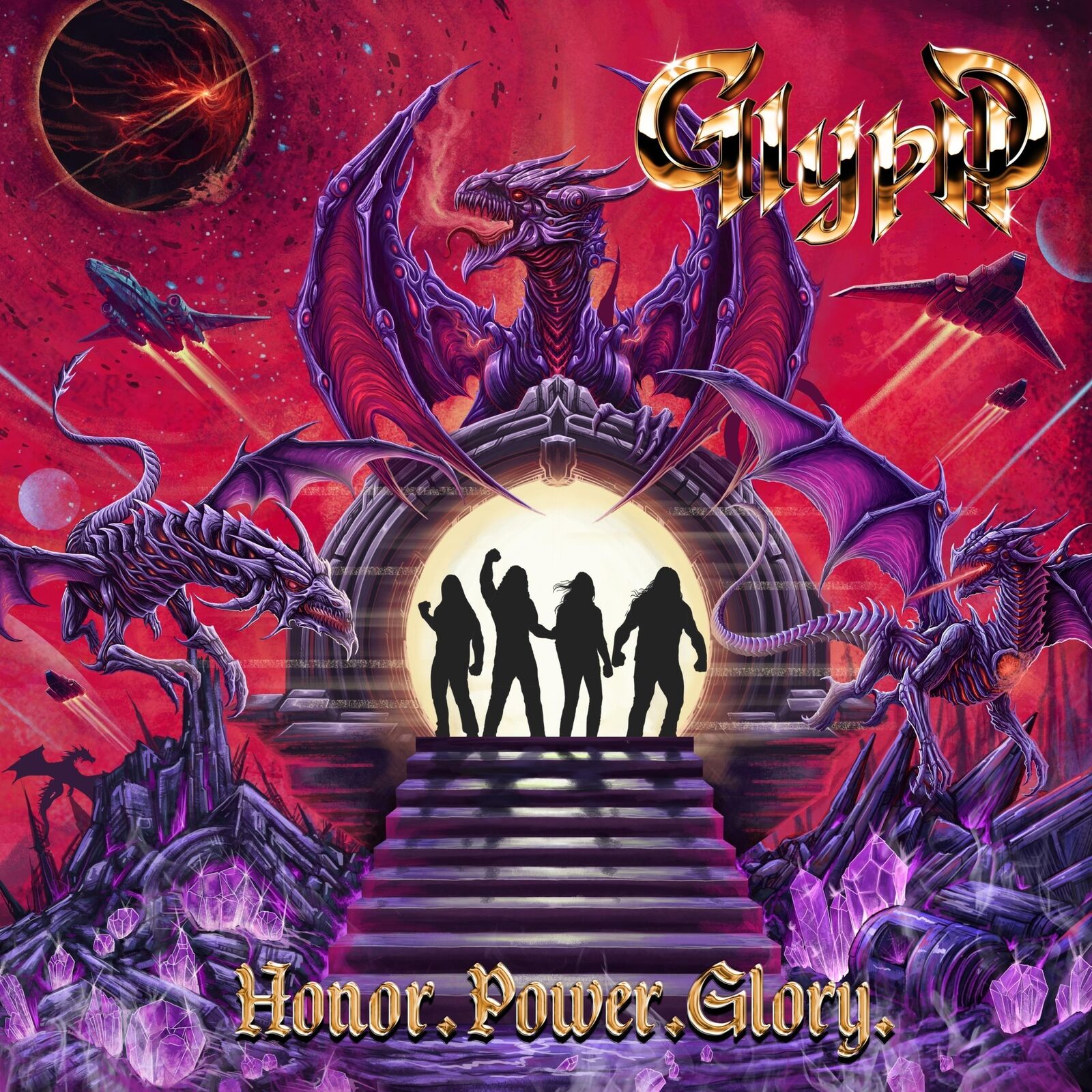 Glyph Honour. Power. Glory (CD) Album