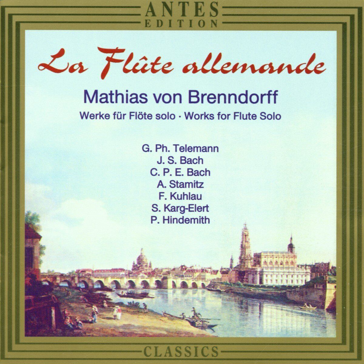 TELEMANN / BACH J. / BACH C.; Flute Allemande: Works for Solo Flute (CD)
