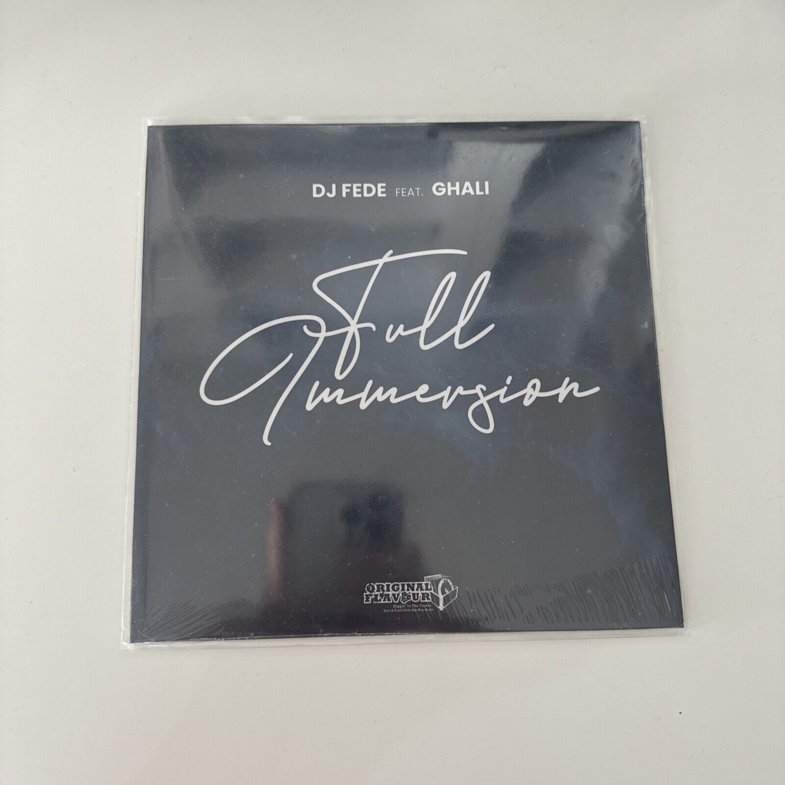 DJ Fede e GHALI Full Immersion Vinile 45 Giri 7”COLORATO BLU Numerato 201/250