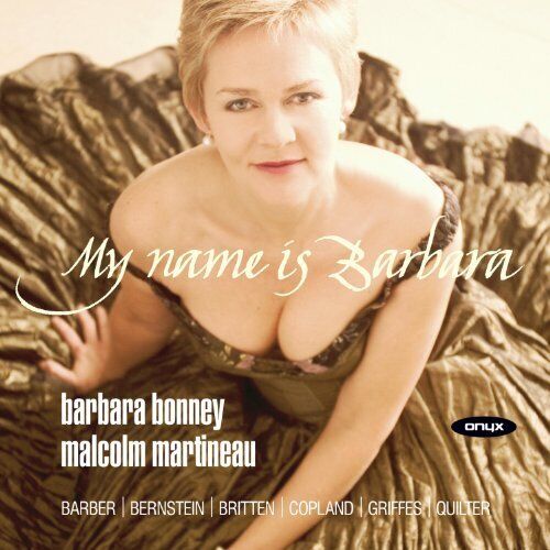 Barbara Bonney My Name Is Barbara (CD) Album