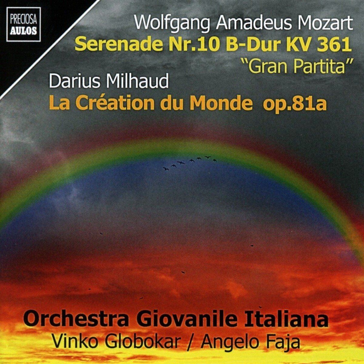 Vinko Globoka Wolfgang Amadeus Mozart: Serenade Nr. 10 KV 361 - Darius Milh (CD)