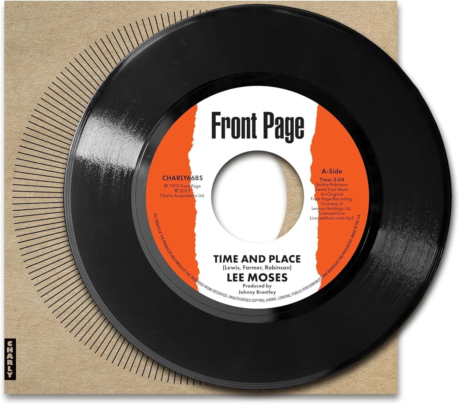 Lee Moses Time and Place (Vinyl LP) 7" Single
