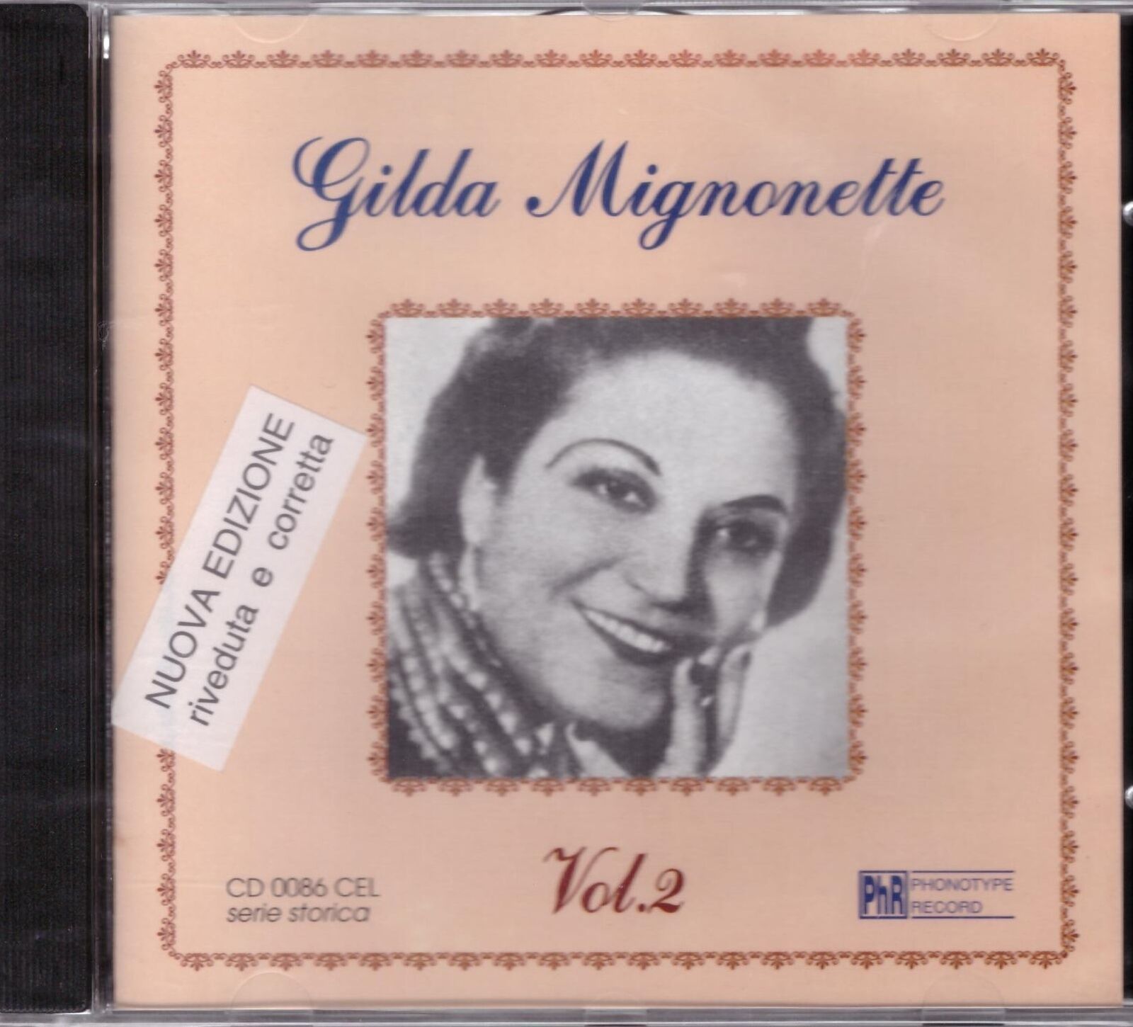 GILDA MIGNONETTE VOLUME 2 Serie Celebrità - CD