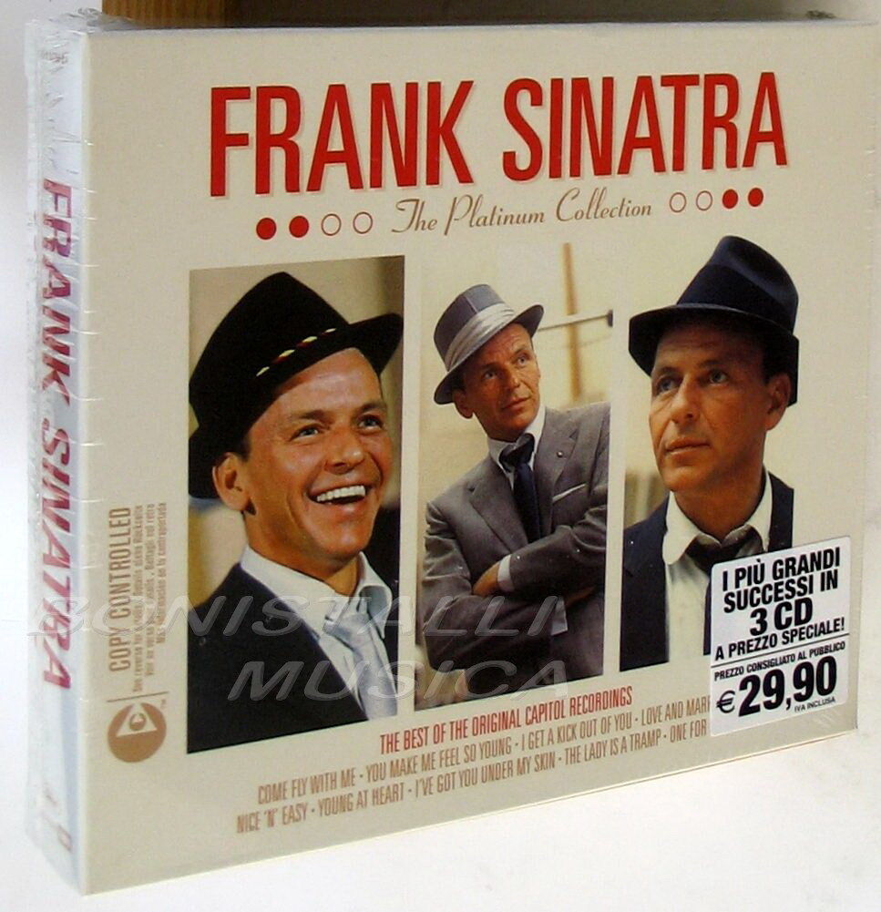 FRANK SINATRA - THE PLATINUM COLLECTION - Box 3 CD Sigillato Sealed
