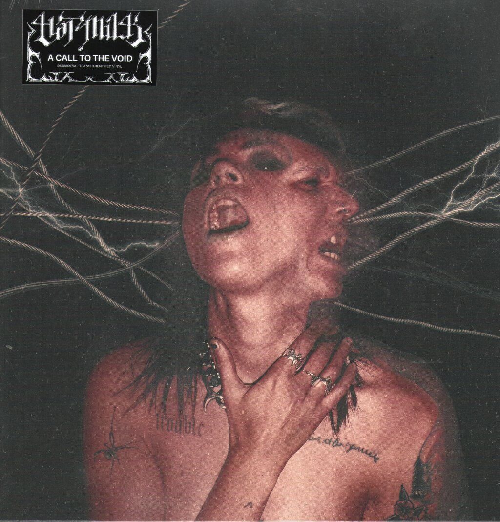 Hot Milk A Call To the Void LP vinyl Europe 2023 on transparent red vinyl, ****