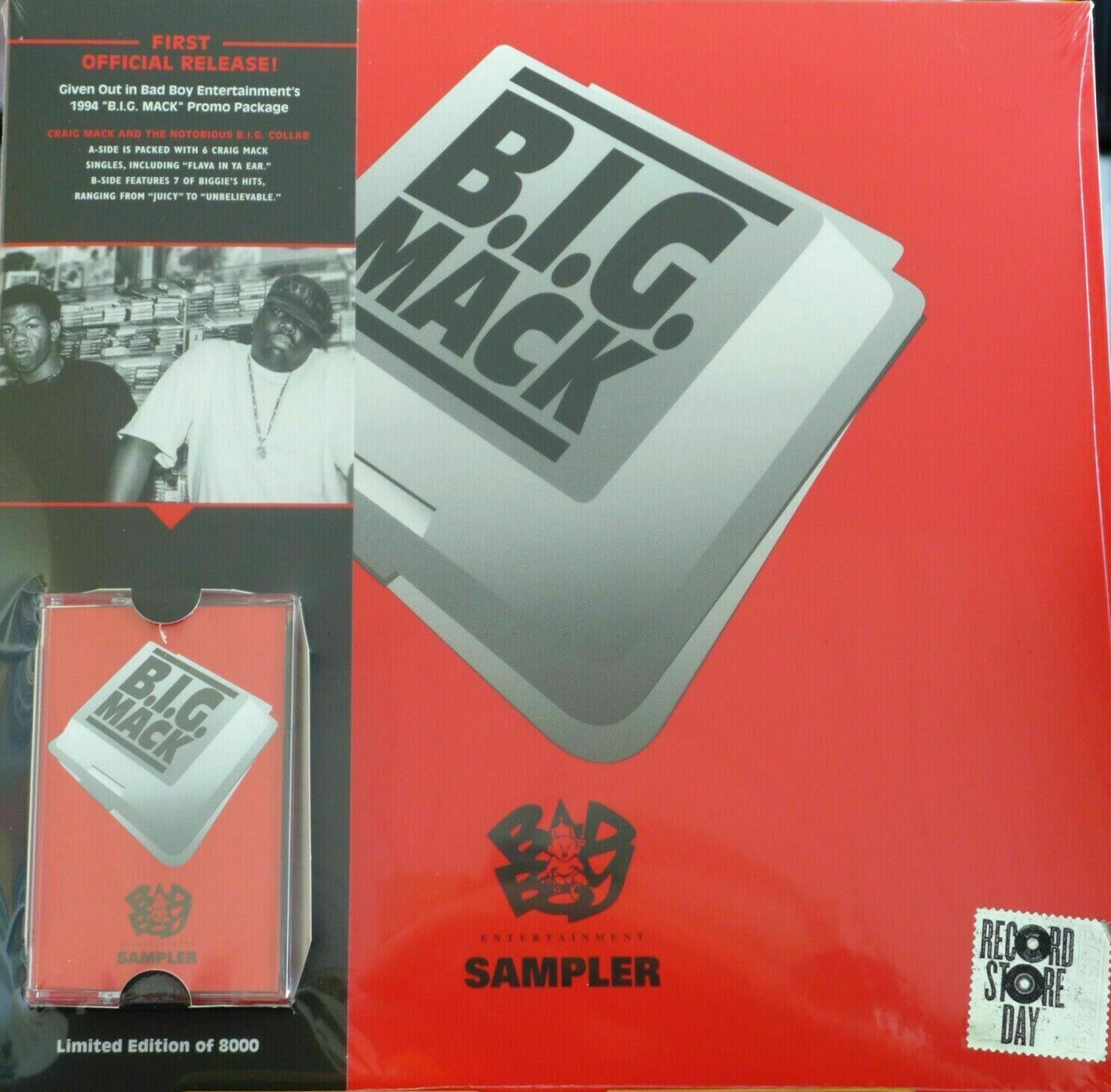 C. MACK & NOTORIOUS BIG B.I.G. MACK (ORIGINAL SAMPLER) VINILE LP+MC RSD 2019