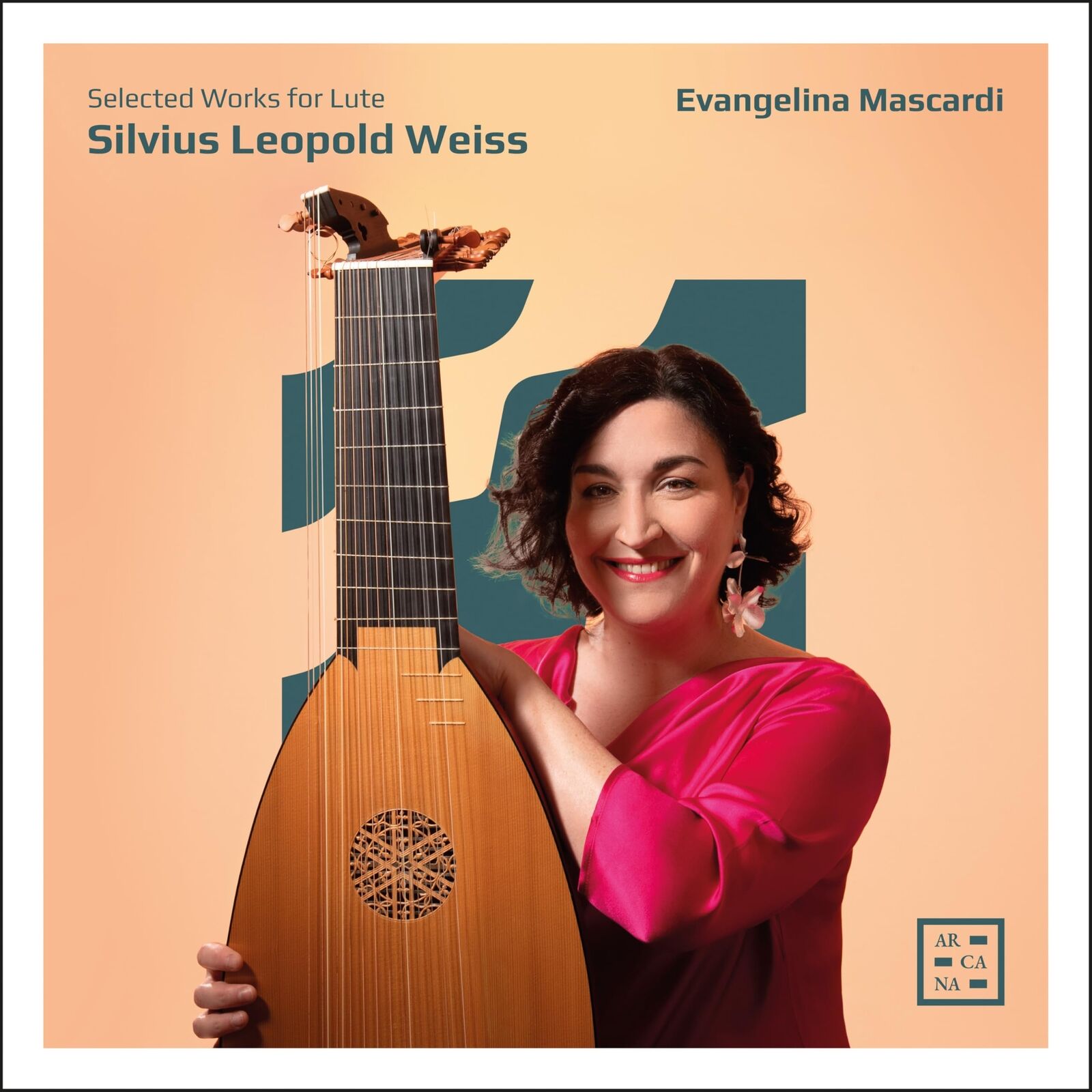 A569 Evangelina Mascardi Weiss: Selected Works For Lute Double CD A569 NEW