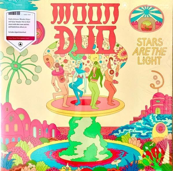 MOON DUO STARS ARE THE LIGHT (CLEAR WITH NEON PINK) (Vinyl LP)