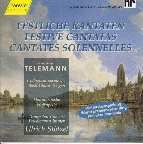 Telemann: Cantate Solenni / Collegium Vocale Des Bach-Chores Siegen, Hannoversch