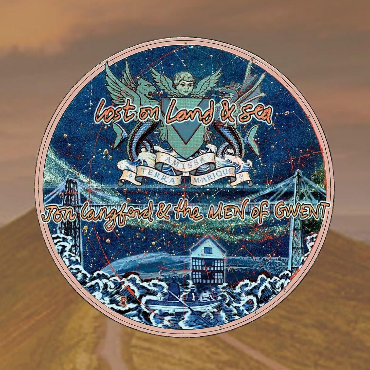 Jon Langford & The Men of Gwent Lost On Land & Sea (Vinyl LP) 12" Album