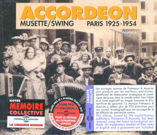 Various Artists Accordeon: Musette/Swing, Paris 1925-1954 - Volume 4 (CD) Album