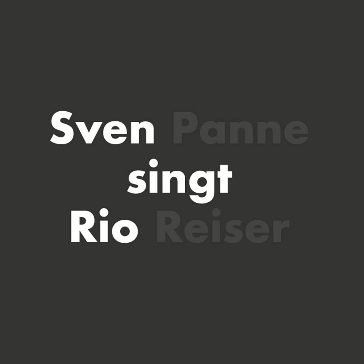 Sven Panne Sven Panne singt Rio Reiser