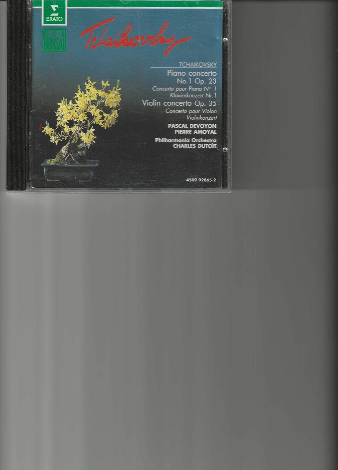 Amoyal/Dutoit Concerto Pour Piano No1 (CD)