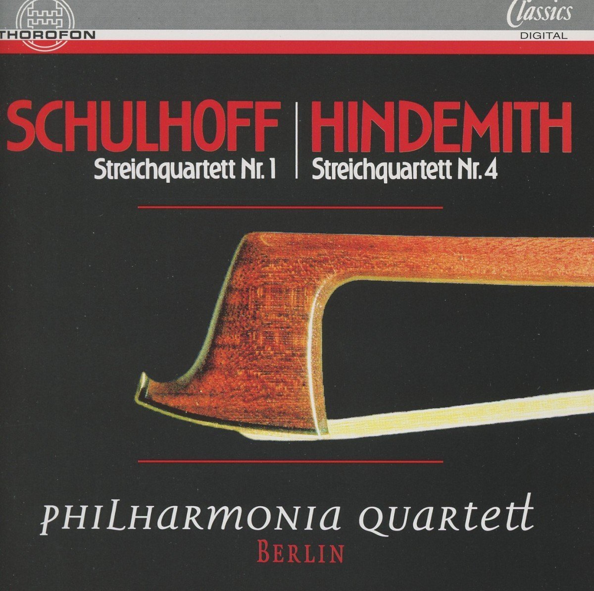 SCHULHOFF / HINDEMITH String QT No 1 / QT No 5 (CD)