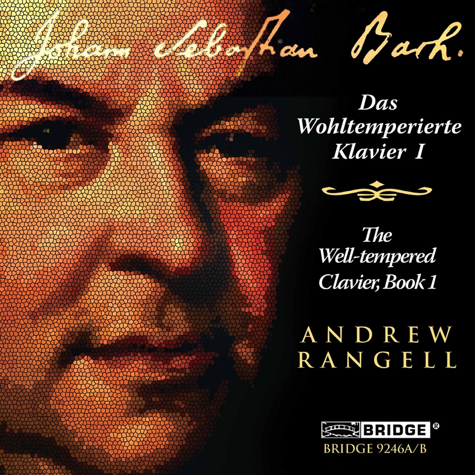 Johann Sebastian Bach Das Wohltemperierte Klavier Book 1 (Rangell) (CD) Album