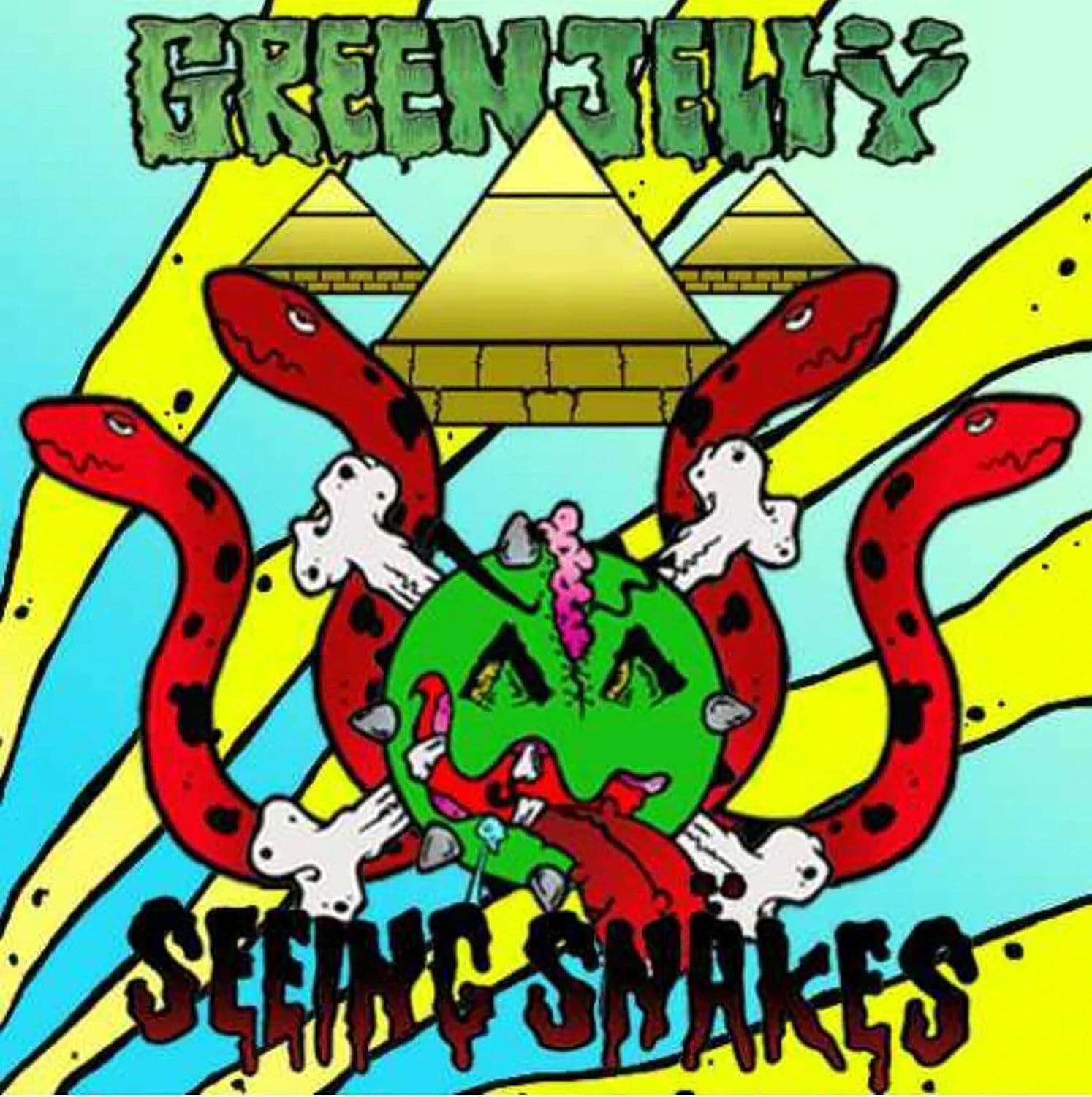 Green Jellÿ/Seeing Snakes Green Jellÿ/Seeing Snakes (Vinyl LP) 7" Single