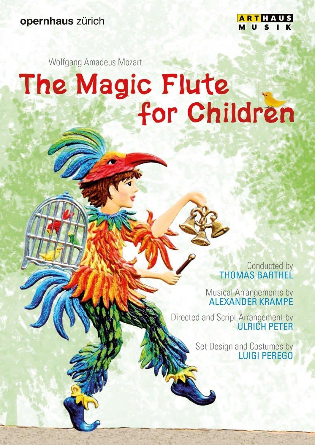 Music Dvd Wolfgang Amadeus Mozart - The Magic Flute For Children