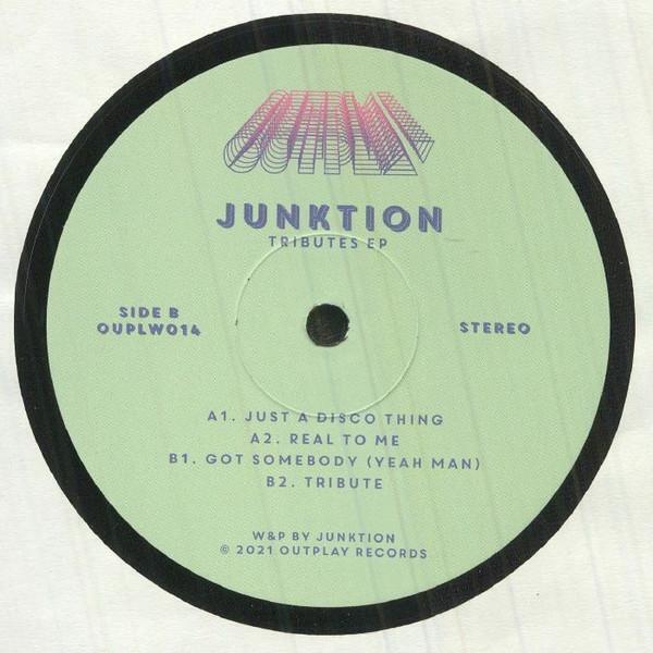 Junktion Tributes EP 12" vinyl Netherlands Outplay 2022 in die cut brown card
