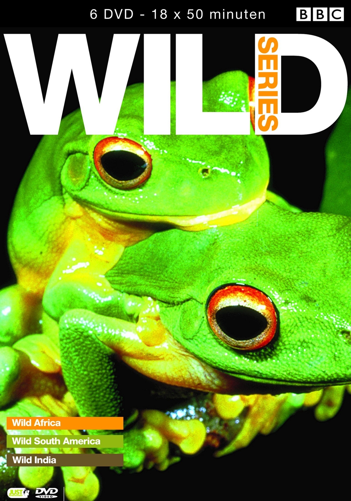 6dvd Stackpack Wild Series: Wild Africa/Wild South America/Wild India (CD)