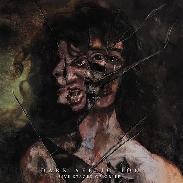 DARK AFFLICTION FIVE STAGES OF GRIEF VINYL LP NUOVO