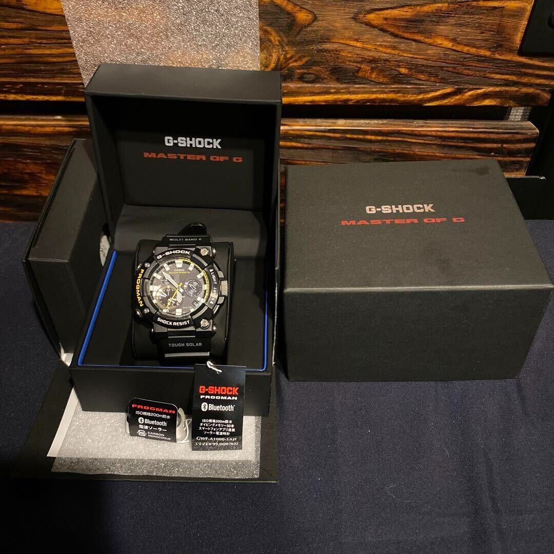 Orologio da uomo Casio G-Shock Frochmann GWF-A1000-1AJF Master di G Solar nuo...